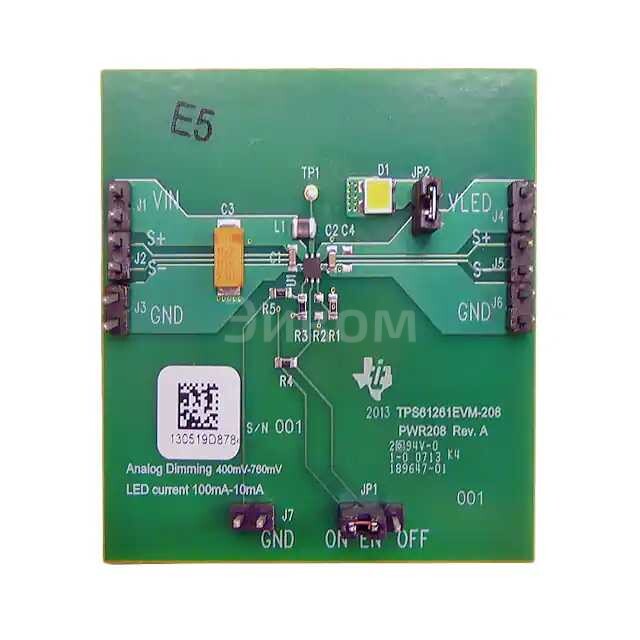TPS61261EVM-208 TPS61261EVM-208
