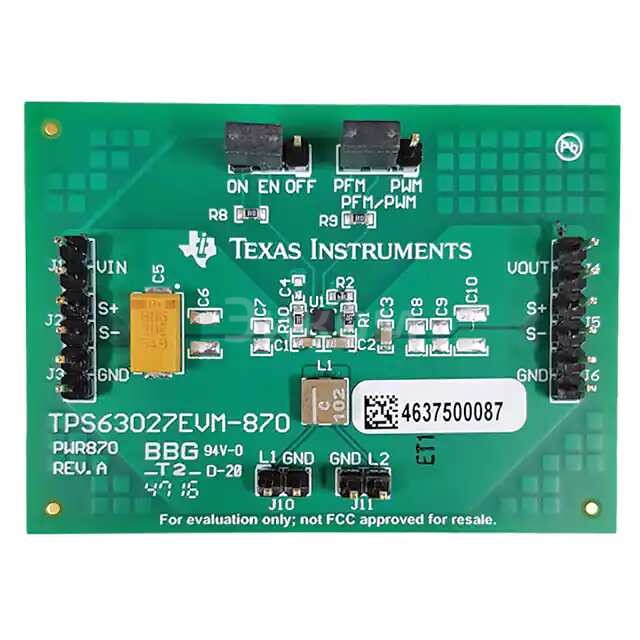 TPS63027EVM-870 TPS63027EVM-870