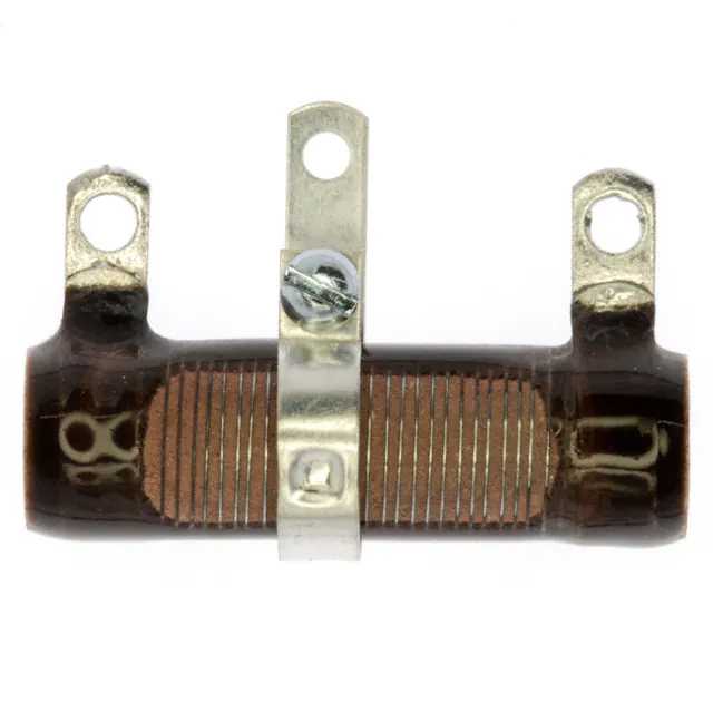 Силовой проволочный резистор 10 Ом на керамическом каркасе с теплоотводящим покрытием