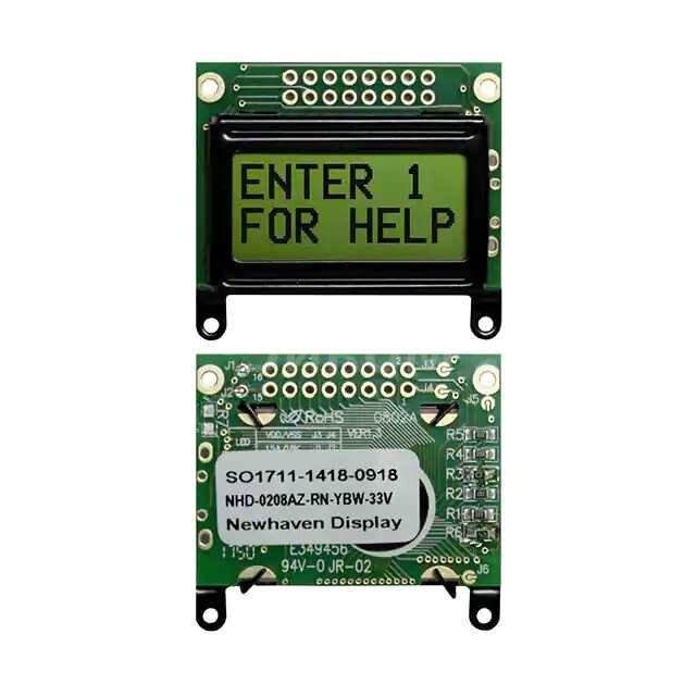 NHD-0208AZ-RN-YBW-33V NHD-0208AZ-RN-YBW-33V