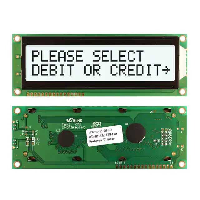 NHD-0216SZ-FSW-FBW NHD-0216SZ-FSW-FBW