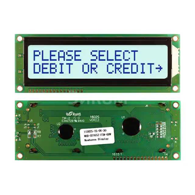 NHD-0216SZ-FSW-GBW NHD-0216SZ-FSW-GBW