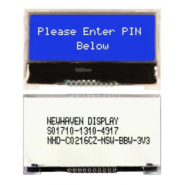 NHD-C0216CZ-NSW-BBW-3V3 NHD-C0216CZ-NSW-BBW-3V3