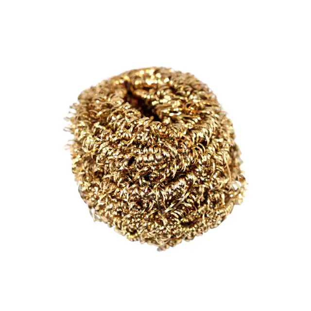 Набор для ухода за паяльным оборудование: латунная стружка, губка из целлюлозы и держатель