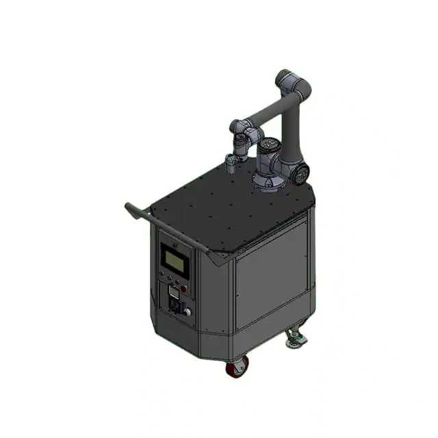 Промышленный робот-манипулятор на производственной линии