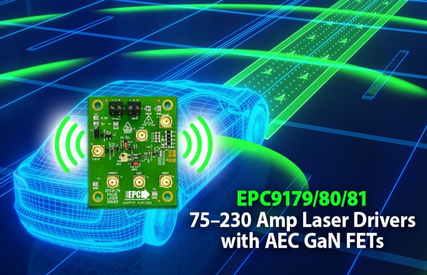 Efficient Power Conversion (EPC) представляет GaN FET для повышения эффективности управления лазерными диодами в системах LiDAR