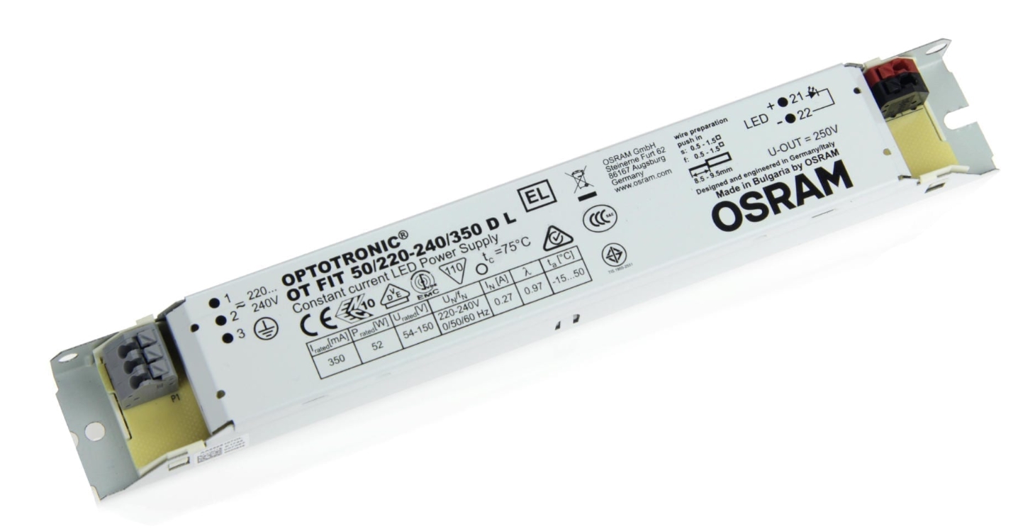 Современные LED драйверы серии OT FIT от OSRAM